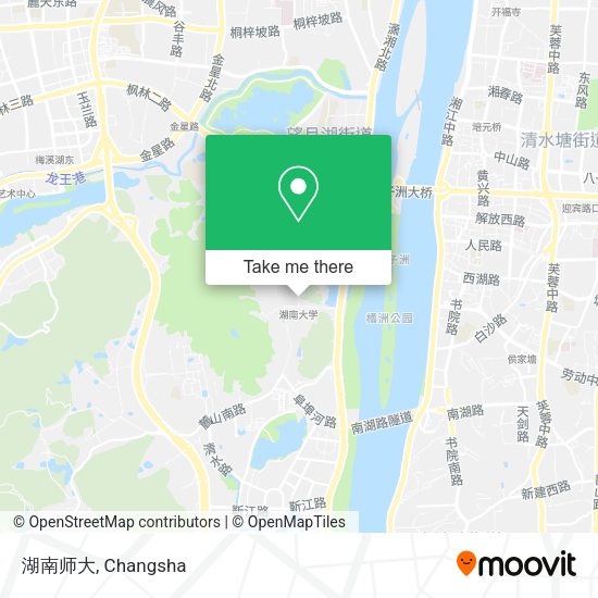 湖南师大 map