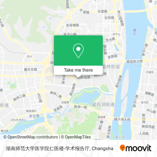 湖南师范大学医学院仁医楼-学术报告厅 map
