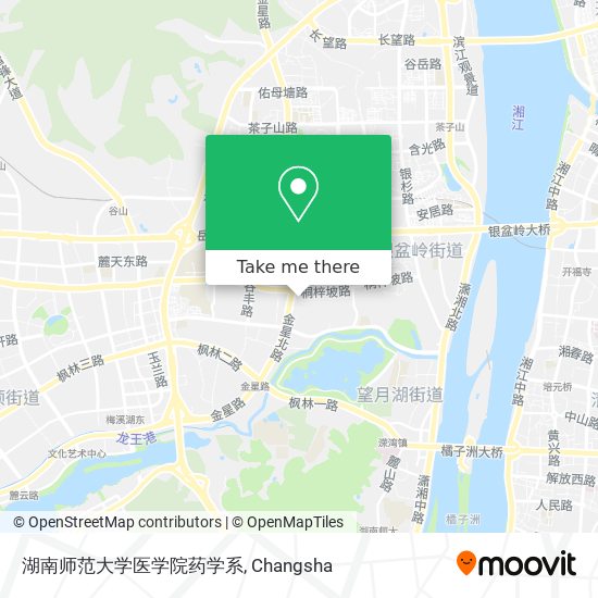 湖南师范大学医学院药学系 map