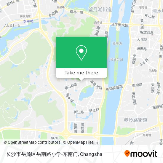 长沙市岳麓区岳南路小学-东南门 map