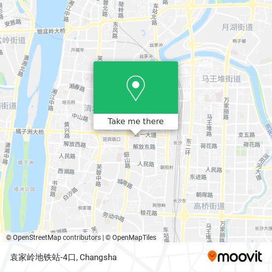 袁家岭地铁站-4口 map
