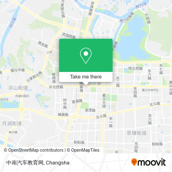 中南汽车教育网 map
