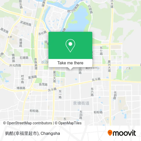 购酷(幸福里超市) map