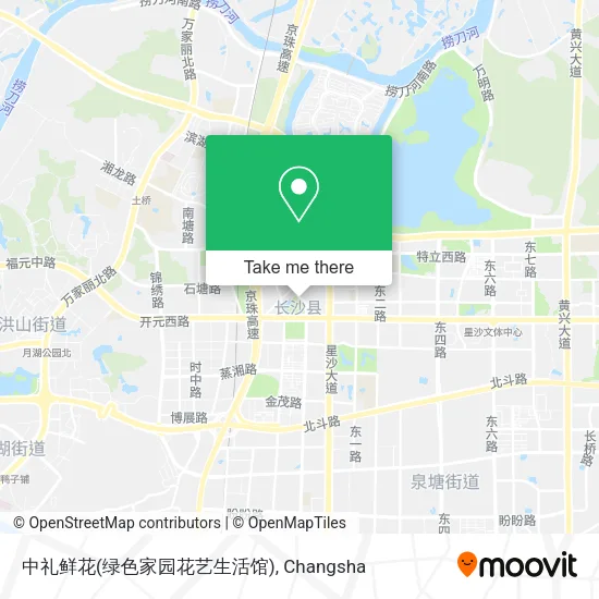 中礼鲜花(绿色家园花艺生活馆) map