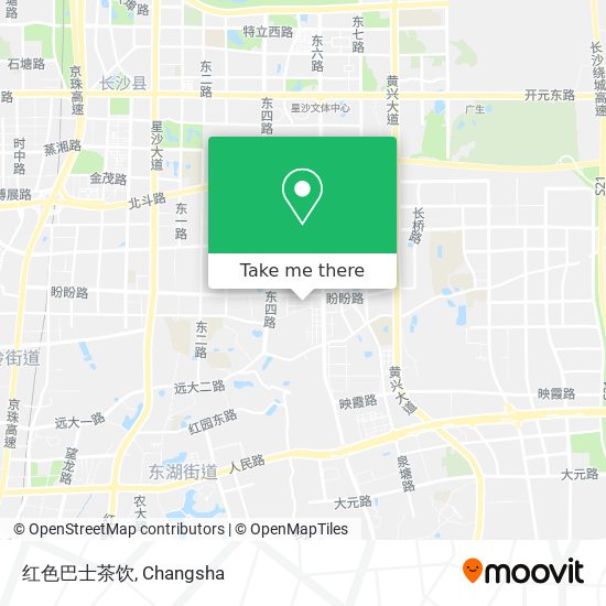 红色巴士茶饮 map