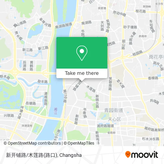 新开铺路/木莲路(路口) map