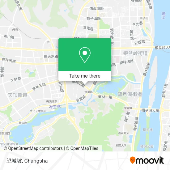 望城坡 map