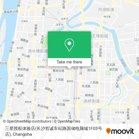 三星授权体验店(长沙哲诚车站路国储电脑城1F03号店) map