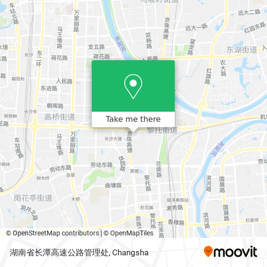 湖南省长潭高速公路管理处 map