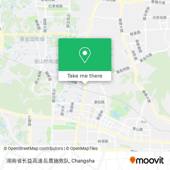 湖南省长益高速岳麓施救队 map