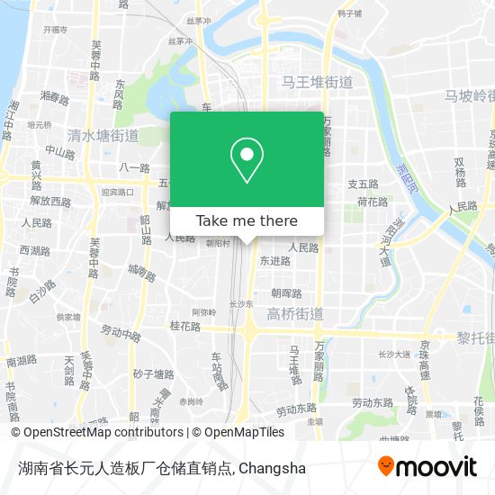 湖南省长元人造板厂仓储直销点 map