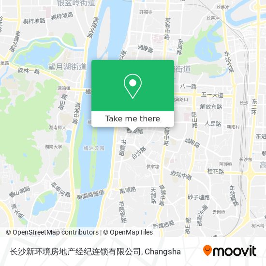 长沙新环境房地产经纪连锁有限公司 map