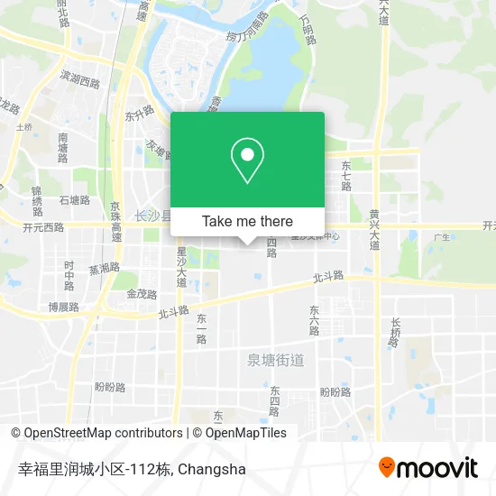 幸福里润城小区-112栋 map