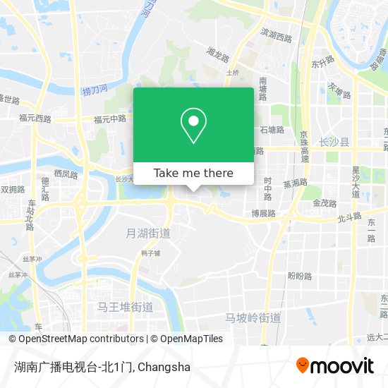 湖南广播电视台-北1门 map