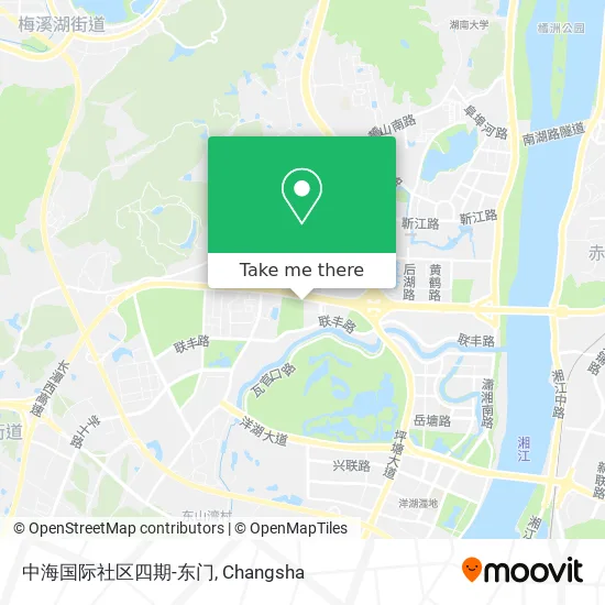 中海国际社区四期-东门 map