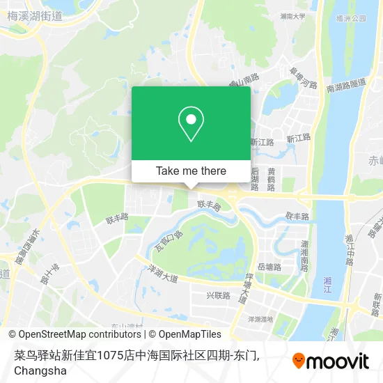 菜鸟驿站新佳宜1075店中海国际社区四期-东门 map