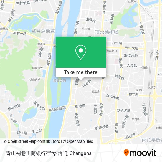 青山祠巷工商银行宿舍-西门 map