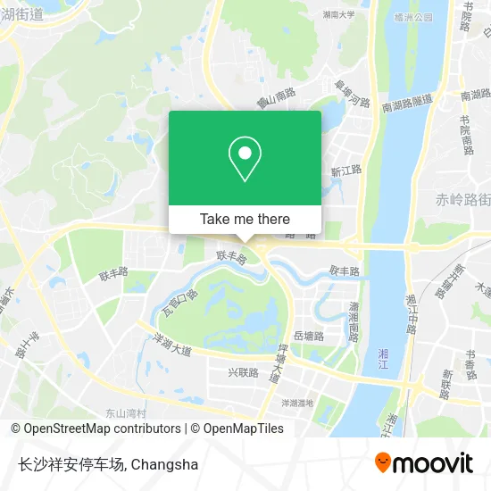 长沙祥安停车场 map