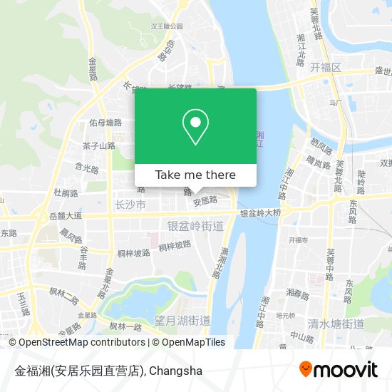 金福湘(安居乐园直营店) map