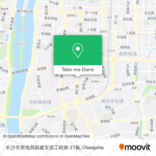 长沙市房地局新建安居工程第-21栋 map