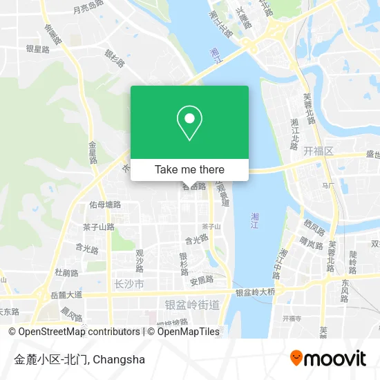 金麓小区-北门 map