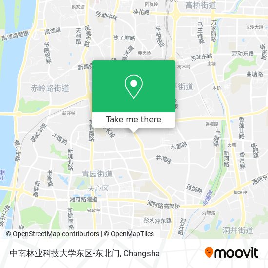 中南林业科技大学东区-东北门 map
