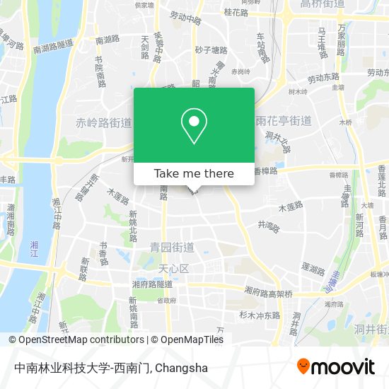 中南林业科技大学-西南门 map
