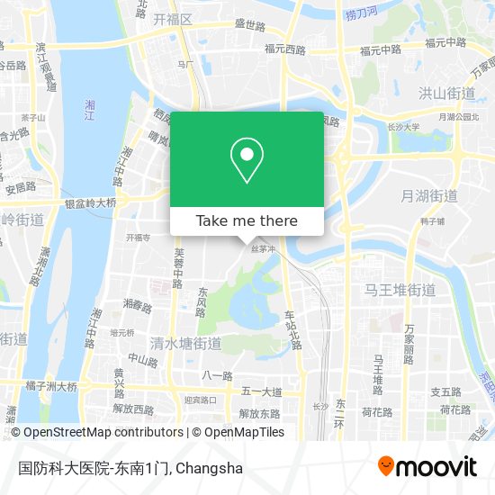 国防科大医院-东南1门 map