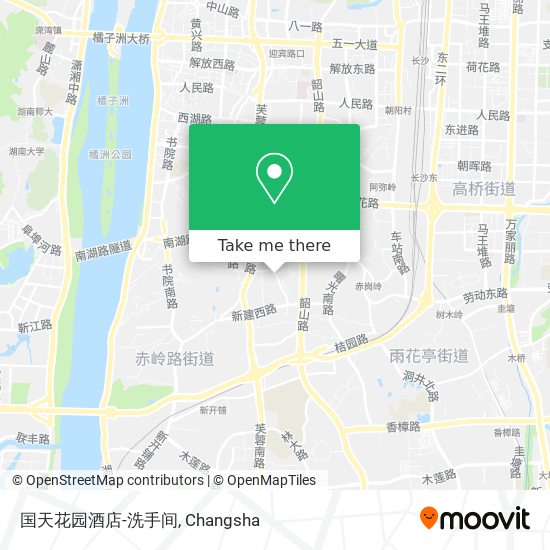 国天花园酒店-洗手间 map