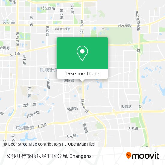 长沙县行政执法经开区分局 map
