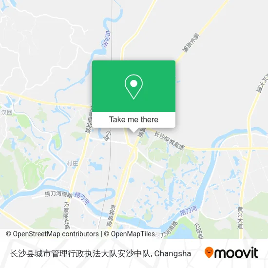 长沙县城市管理行政执法大队安沙中队 map