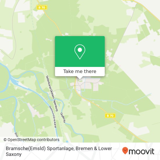 Bramsche(Emsld) Sportanlage map