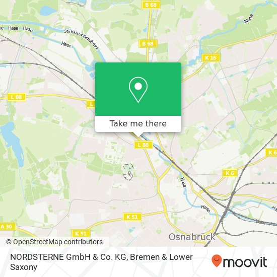 NORDSTERNE GmbH & Co. KG map