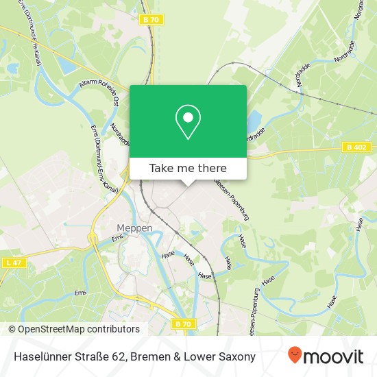 Haselünner Straße 62 map