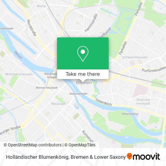 Holländischer Blumenkönig map