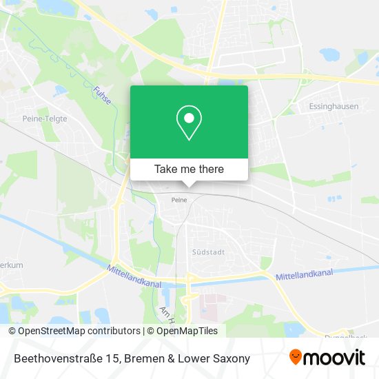 Beethovenstraße 15 map
