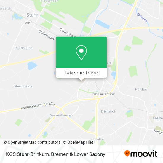 KGS Stuhr-Brinkum map