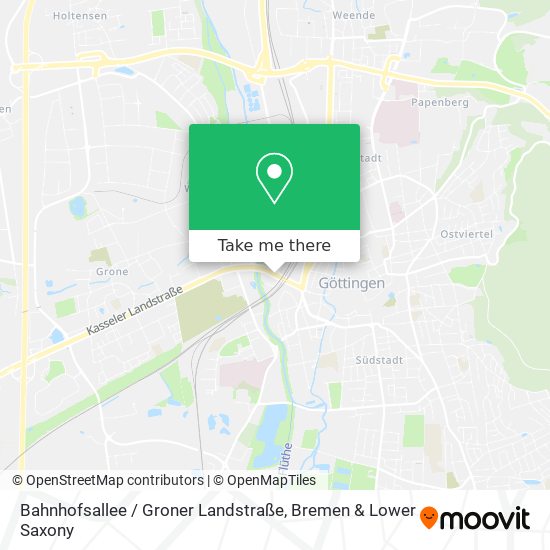 Bahnhofsallee / Groner Landstraße map