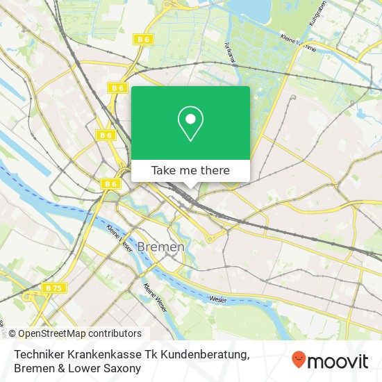 Techniker Krankenkasse Tk Kundenberatung map