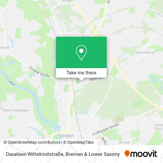 Dauelsen Wittekindstraße map