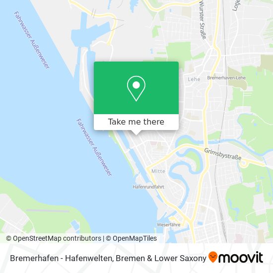 Bremerhafen - Hafenwelten map