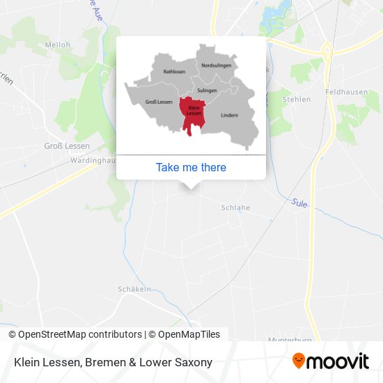 Klein Lessen map