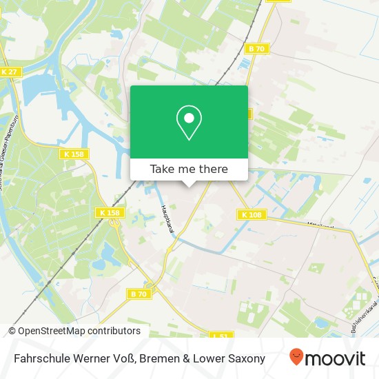 Карта Fahrschule Werner Voß