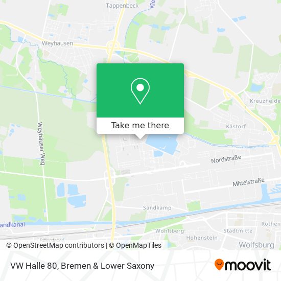 VW Halle 80 map