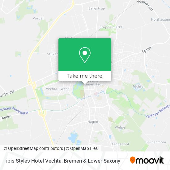 ibis Styles Hotel Vechta map