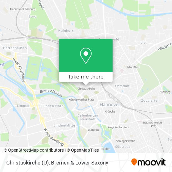 Christuskirche (U) map