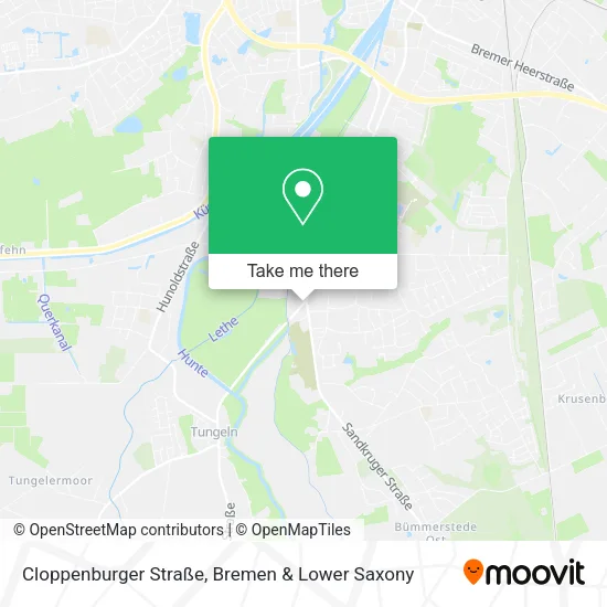 Карта Cloppenburger Straße