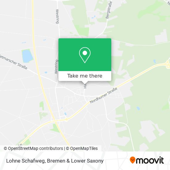 Lohne Schafweg map