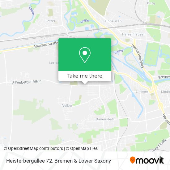 Heisterbergallee 72 map