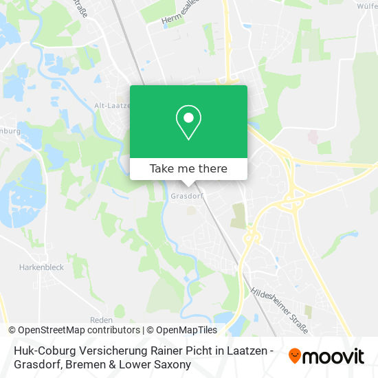 Huk-Coburg Versicherung Rainer Picht in Laatzen - Grasdorf map